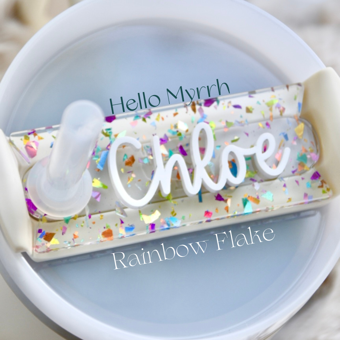 Personalized Stanley Name Plate – White Peach Design House