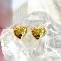 Chunky Heart Stud