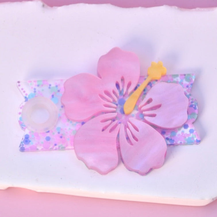 Stanley Name Plate | Pink Hibiscus