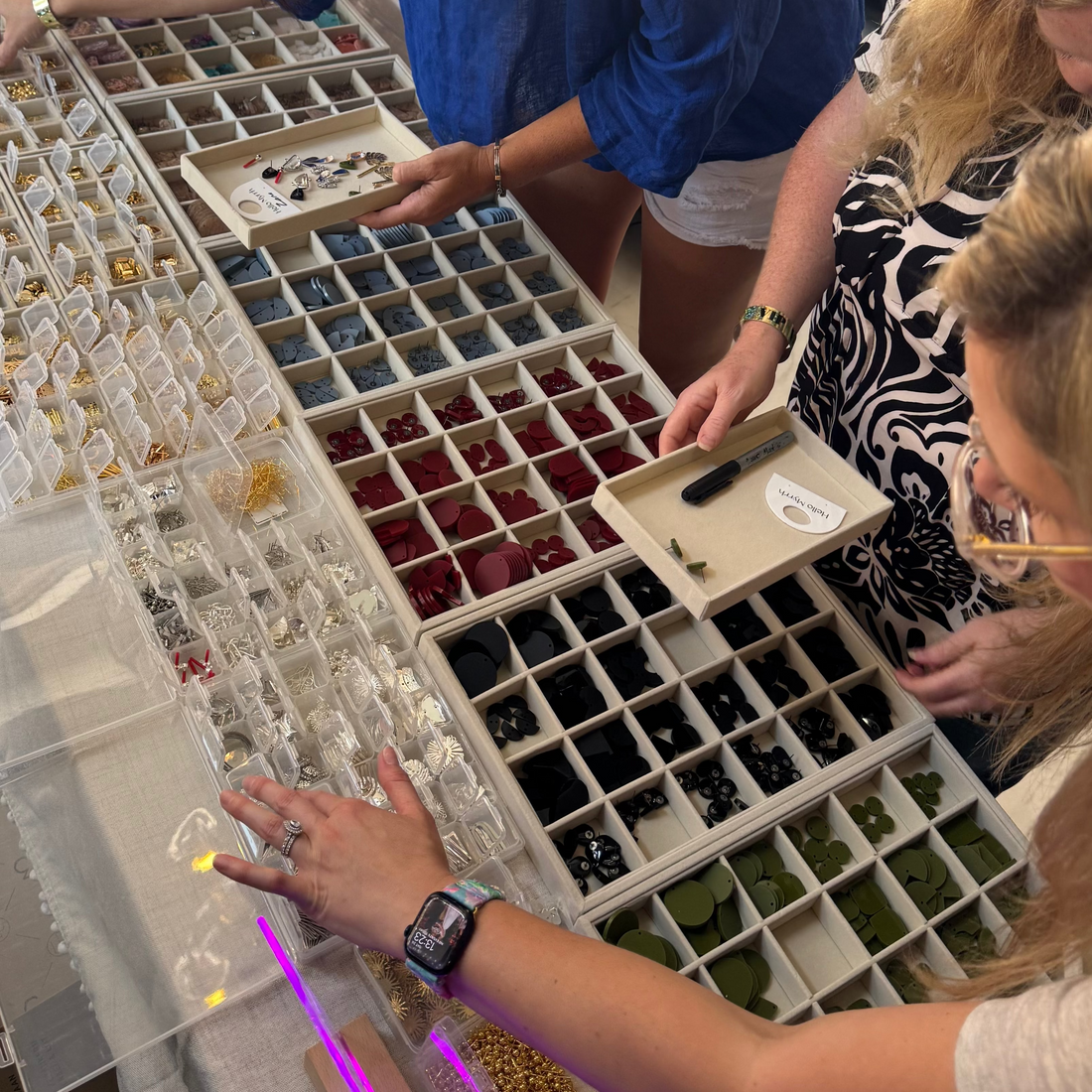 Sparkle & Sip Earring Workshop