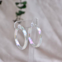 Holographic Hoops - Large - Hello Myrrh