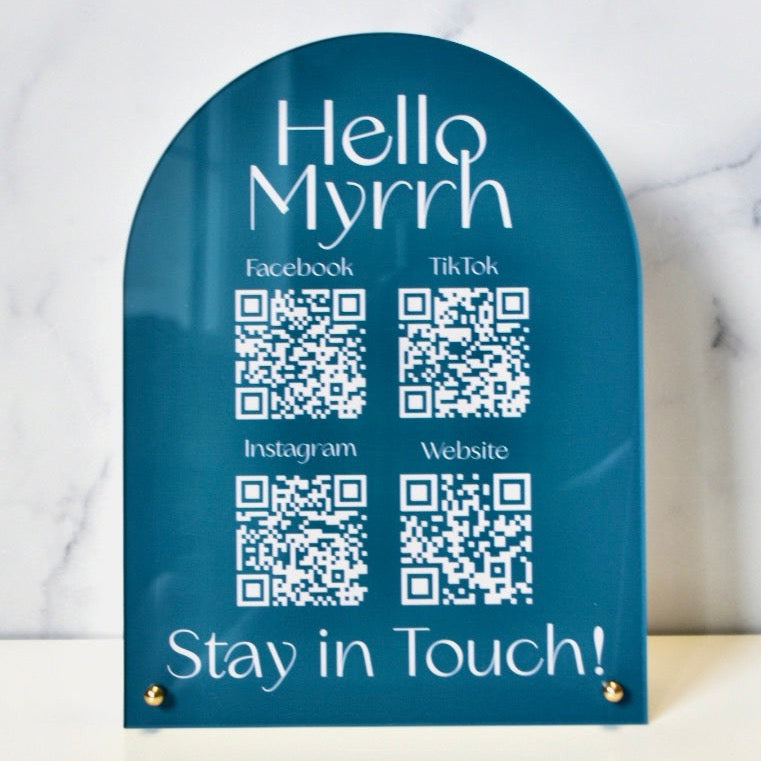 QR Code Sign - Large