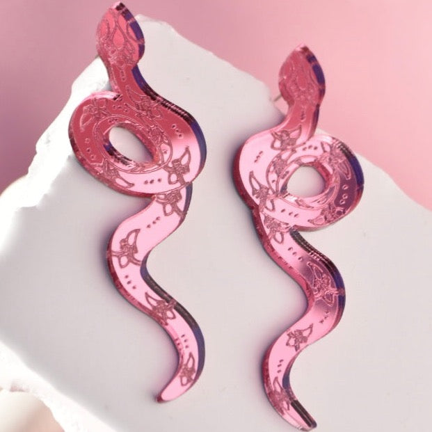 Snake - Pink Mirror