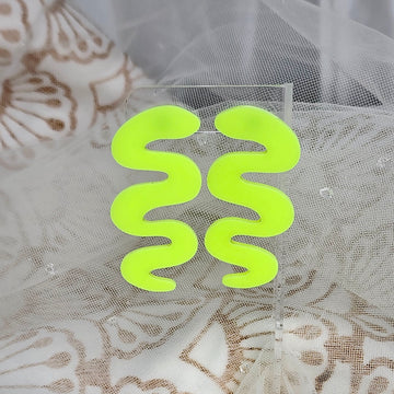 Squiggles - Fluorescent Yellow